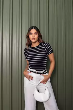 CAMISETA PAOLA LISTRADA - Paloma Store
