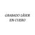 GRABADO LASER EN CUERO