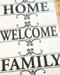 VINILO HOME/WELCOME (20 x 15 CM.)