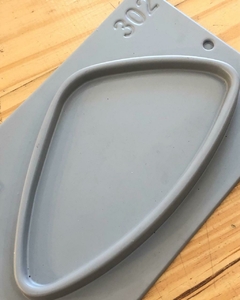 MOLDE CONCRETO/ RESINA BANDEJA TRIANGULAR 20 CM (302)