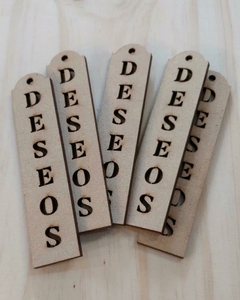 TAG DESEOS X 5