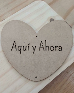 CORAZON AMOR 15 X 17 CM. CON PERFORACIONES