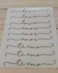 VINILO Love/ Amor (20 x 15 CM). en internet