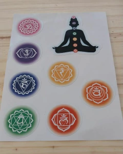 VINILO CHAKRAS (20 x 15 CM.) - comprar online