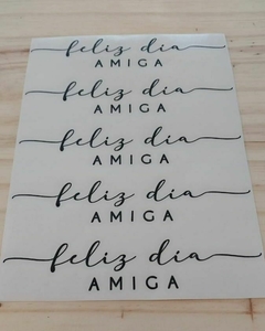 VINILO DIA DEL AMIGO 4 (20 x 15 CM). - comprar online