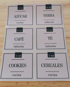 VINILO COOKIES, CEREALES (20 x 15 CM). - comprar online