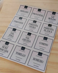 VINILO OREGANO, PIMENTON (20 x 15 CM). - comprar online