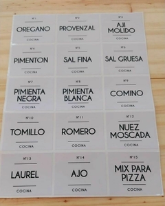 VINILO TOMILLO, LAUREL (20 x 15 CM). - comprar online