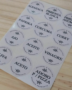 VINILO ALBAHACA, PAPRIKA (20 x 15 CM). - comprar online