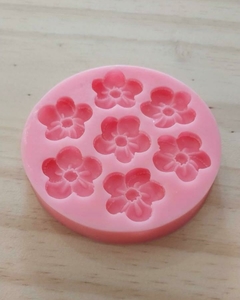 MOLDE SILICONA FLORCITAS x 7 - comprar online