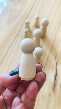 FIGURA/ SILUETA MADERA (CHICA) - comprar online