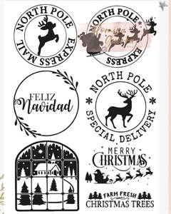 Transfer Folex 25x35 cm. NAVIDAD 4 ROMINA GUERRA