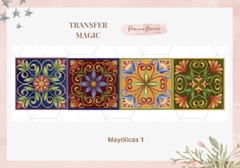 TRANSFER MAGIC ROMINA GUERRA MAYÓLICAS 1 (25 cm x 8 cm)