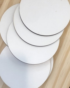 PACK 10 POSA VASO PARA SUBLIMAR (fibroplus) 10 cm.