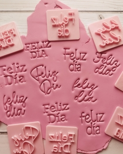 SET ESTAMPADORES FELIZ DIA x 9