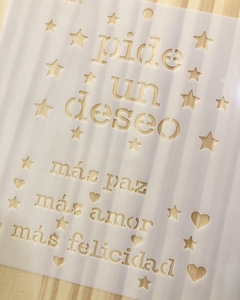 PIDE UN DESEO 4779 15x15 cm.