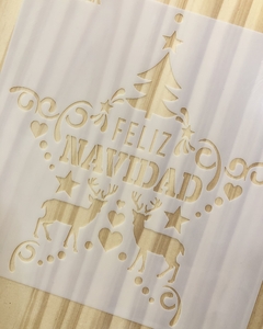ESTRELLA FELIZ NAVIDAD 4765 15x15 cm.