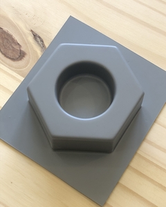 MOLDE CONCRETO/ RESINA CONTENEDOR HEXAGONAL (245)