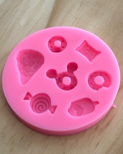 MOLDE SILICONA MINI GOLOSINAS