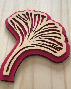 SELLO HOJA GINGKO MCL 15X15 CM. (1124 GRANDE)