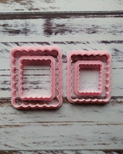 SET RECTANGULOS X 4 (9 /7.5 /6 /4.5 Cm.)