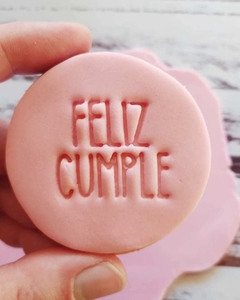 FELIZ CUMPLE 6 cm. (Solo sello)