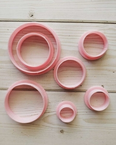 SET 7 CORTANTES CIRCULOS DE 2 A 5 CM,
