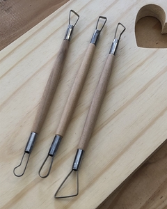 DEVASTASDORES METALICOS X 3 UNID herramientas para ceramica