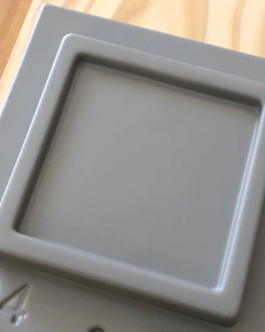 MOLDE CONCRETO/ RESINA POSA VASO CUADRADO (304)