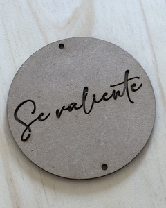 CÍRCULO SE VALIENTE 9 CM. CON PERFORACIONES