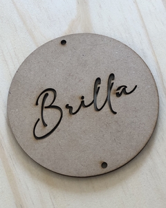 CÍRCULO BRILLA 9 CM. CON PERFORACIONES