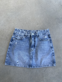 Pollera Jean Lana - comprar online
