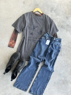 Remera Microtul Estampada - comprar online