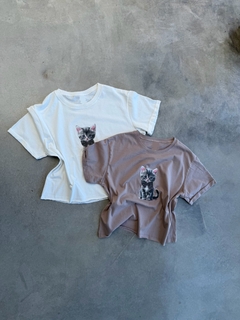 Remera Baby Cat - comprar online
