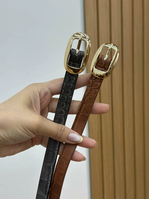 Cinto Textura Croco - comprar online