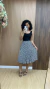 Saia Plissada Floral - comprar online