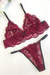 CONJUNTO «GENOVIA» BORDÓ - Augusta Intimates | Lencería de Diseño 