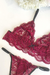 CONJUNTO «GENOVIA» BORDÓ - tienda online