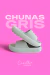 SANDALIAS CHUNAS «CAMILLE» GRIS