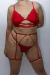 LIGUERO «CHANEL» ROJO - comprar online
