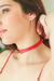 CHOKER «AGNES» ROJO en internet