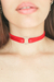 CHOKER «AGNES» ROJO