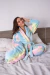 BATA «ALASKA» RAINBOW CELESTE - comprar online