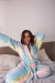 BATA «ALASKA» RAINBOW CELESTE - Augusta Intimates | Lencería de Diseño 