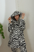 MAXIBUZO «ALASKA» ZEBRA - Augusta Intimates | Lencería de Diseño 