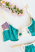 CONJUNTO «NEW CHERRY BLOSSOM» LYCRA VERDE - comprar online