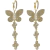 Aretes de mariposa
