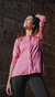 Camisola con botones rosa