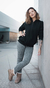 Campera Cloud frisa de algodón negro - Ropa Deportiva & Ocio | Athleisure