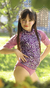 Remera UV manga corta Lila Hearts
